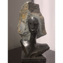 Patrick Sephani, Stone Sculpture, "Humble Woman"