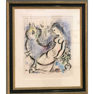 Marc Chagall, Original Lithograph, "The Blue Nymph"