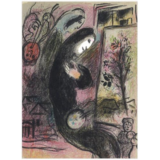 Marc Chagall Original Lithogaph, "Inspiration"