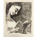 Pablo Picasso, Original Lithograph, "Jacqueline lisant"