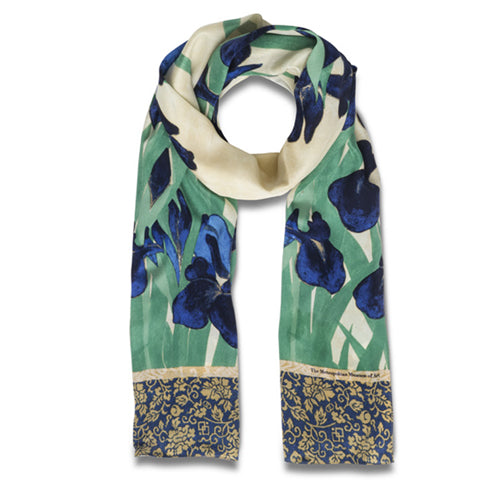 Japanese Irises Scarf