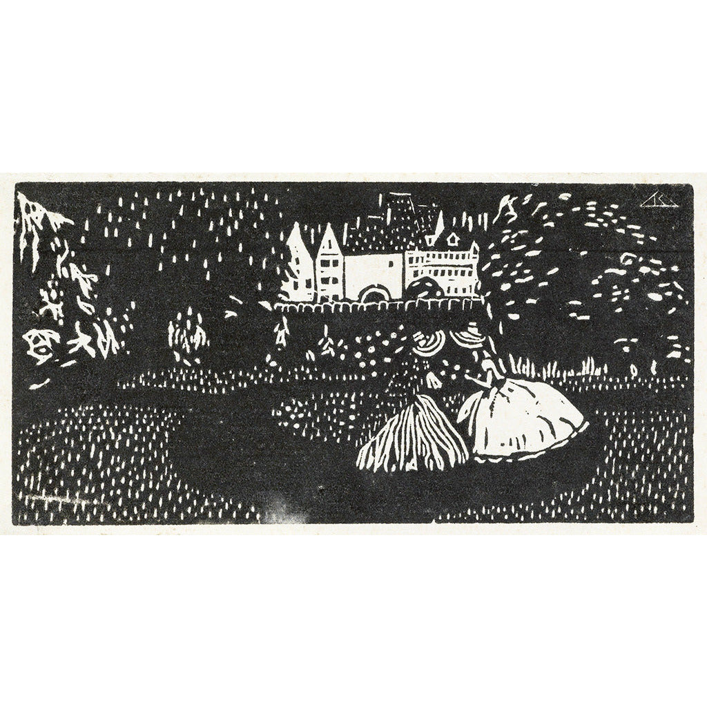 Vasily Kandinsky, Original Woodcut, "Roses"