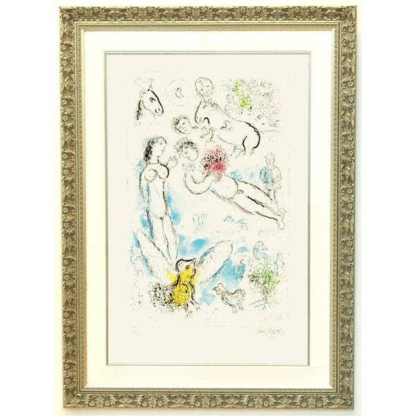 Marc Chagall, Original Lithograph, "L'Envolée Magique (The Magic Flight)"