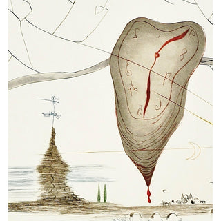 Salvador Dali, Original Engraving, "Memorabilia" (Le Guerrier)