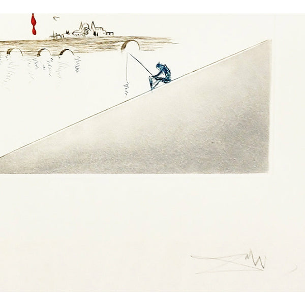 Salvador Dali, Original Engraving, "Memorabilia" (Le Guerrier)