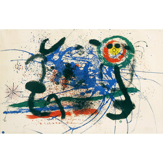Joan Miro, Original Lithograph, "The Amazon"
