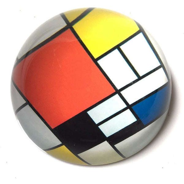 Glass Paperweight - Piet Mondrian, Composition