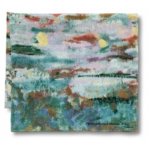 Monet Bridge and Water Lilies Scarf