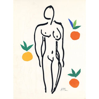 Henri Matisse, Original Lithograph, "Nu aux oranges"