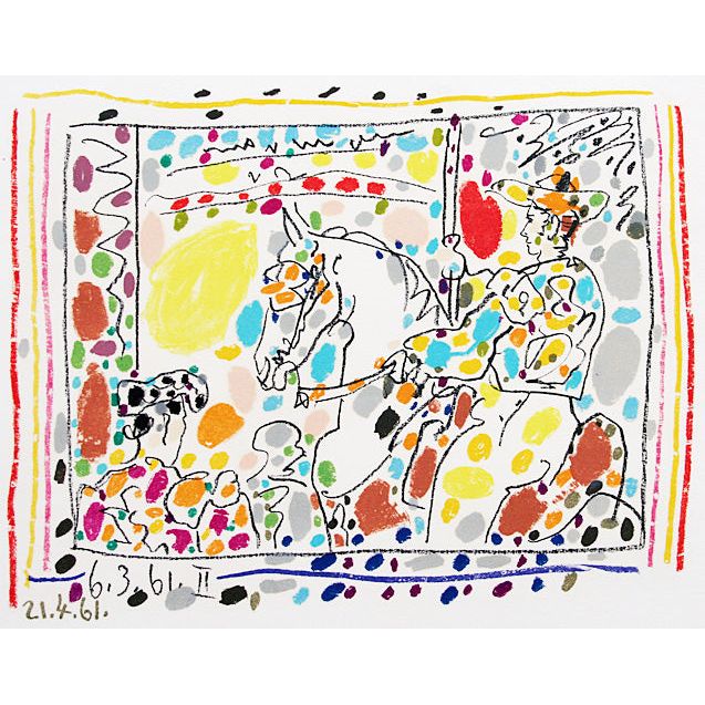 Pablo Picasso, Original Lithograph, "Picador"
