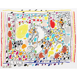 Pablo Picasso, Original Lithograph, "Picador"