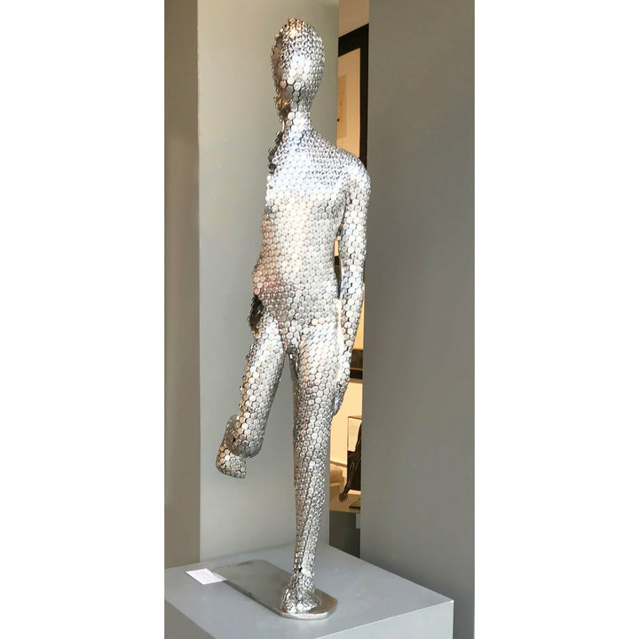 PriyAryan (Priya & Aryan), Fluid Cellular Steel Sculpture, "Without You"
