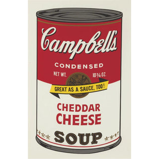 Andy Warhol, Campbell's Soup Cans, Cheddar Cheese (after Warhol by Sunday B. Morning)