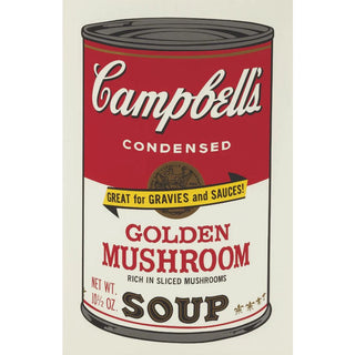 Andy Warhol, Campbell's Soup Cans, Golden Mushroom (after Warhol by Sunday B. Morning)