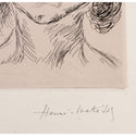 Henri Matisse, Original Etching, "Mlle. Matisse" (Marguerite)