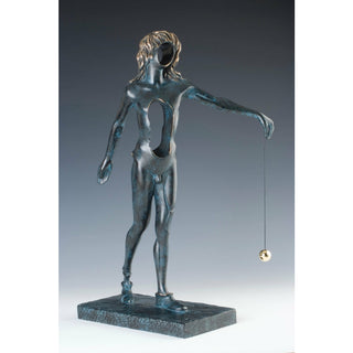 Salvador Dali, Bronze Sculpture, "Surrealist Newton"