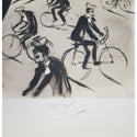 Salvador Dali, Original Lithograph, "Symphony Bicyclette"