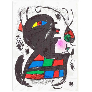 Joan Miro Original Lithogaph, "Untitled" - 1977