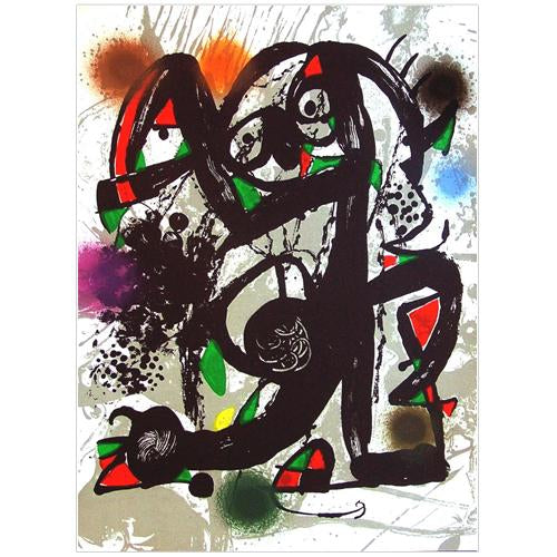 Joan Miro Original Lithogaph, "Untitled" - 1981