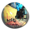 Glass Paperweight - Van Gogh, Cafe Terrace At Night