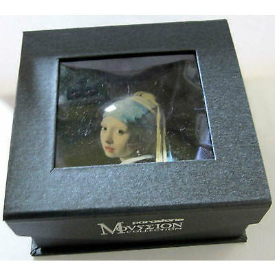 Glass Paperweight - Vermeer, Girl with Pearl Earring