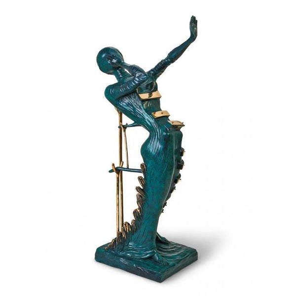 Salvador Dali, Bronze Sculpture, "Woman Aflame"
