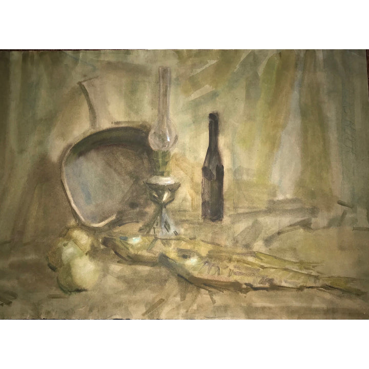 Yury Konyshev, Still Life with Wine