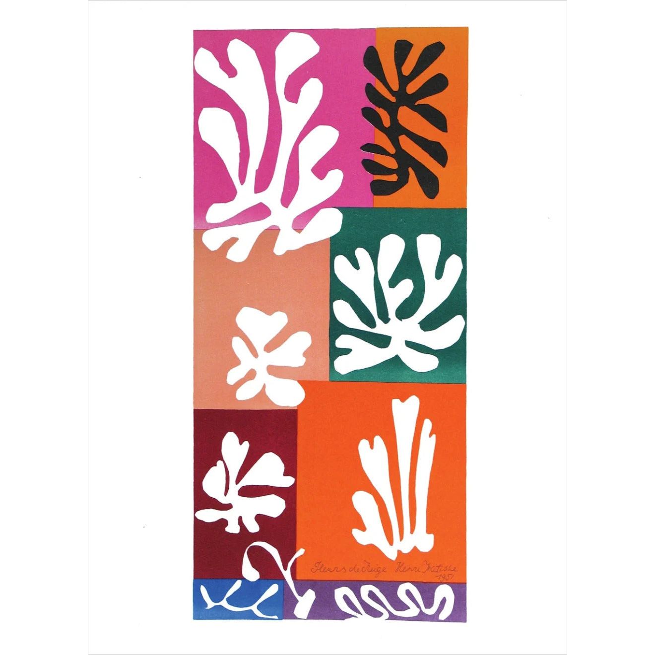 Henri Matisse, Original Lithograph, "Fleurs de neige"